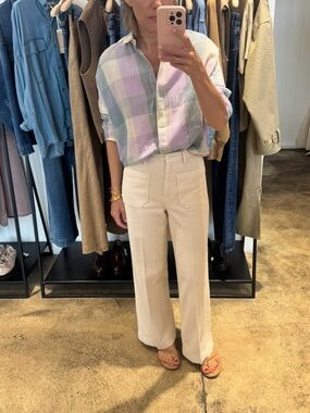 Sessun Cream Pants size 34- Women